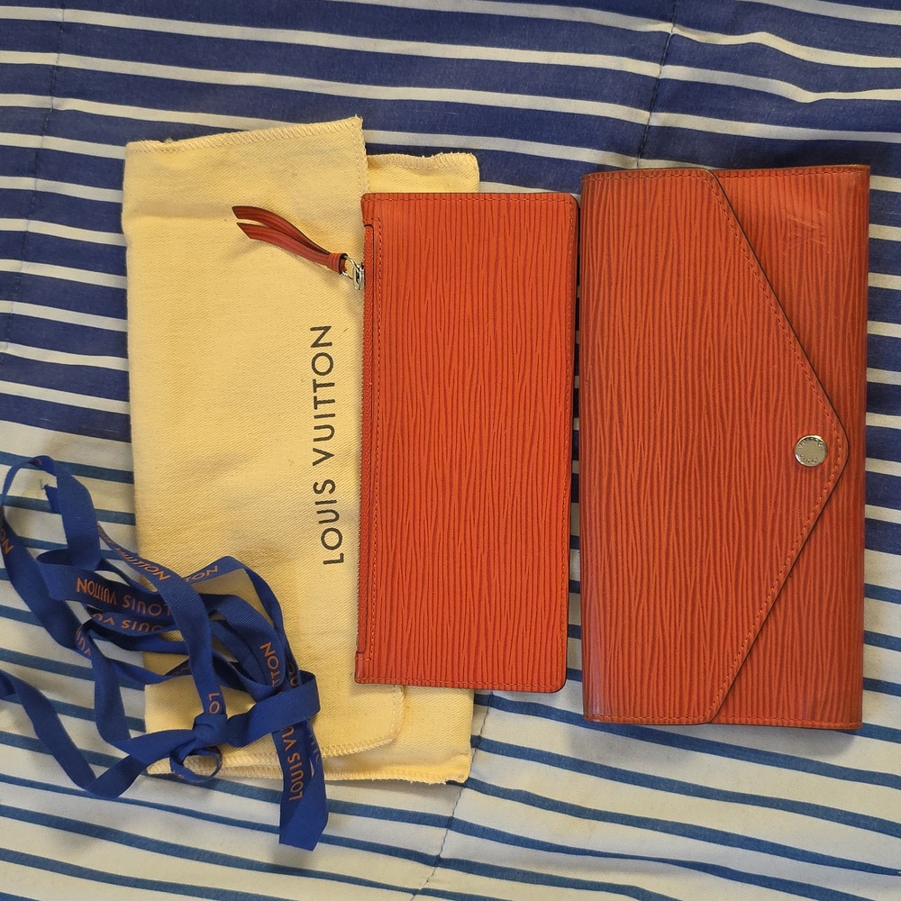 LOUIS VUITTON Epi Josephine Wallet 💥 INCLUDES Extra Insert/Dustbag/Ribbon💥
